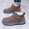 Daifa winter new shoes versatile sports men's shoes Velcro boots velvet thickened snow boots