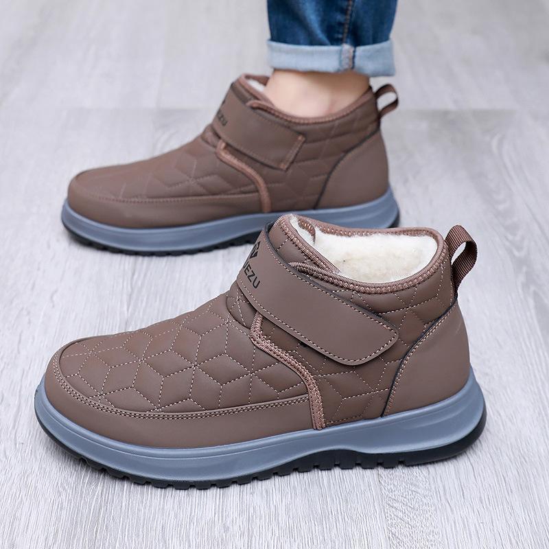 Daifa winter new shoes versatile sports men's shoes Velcro boots velvet thickened snow boots