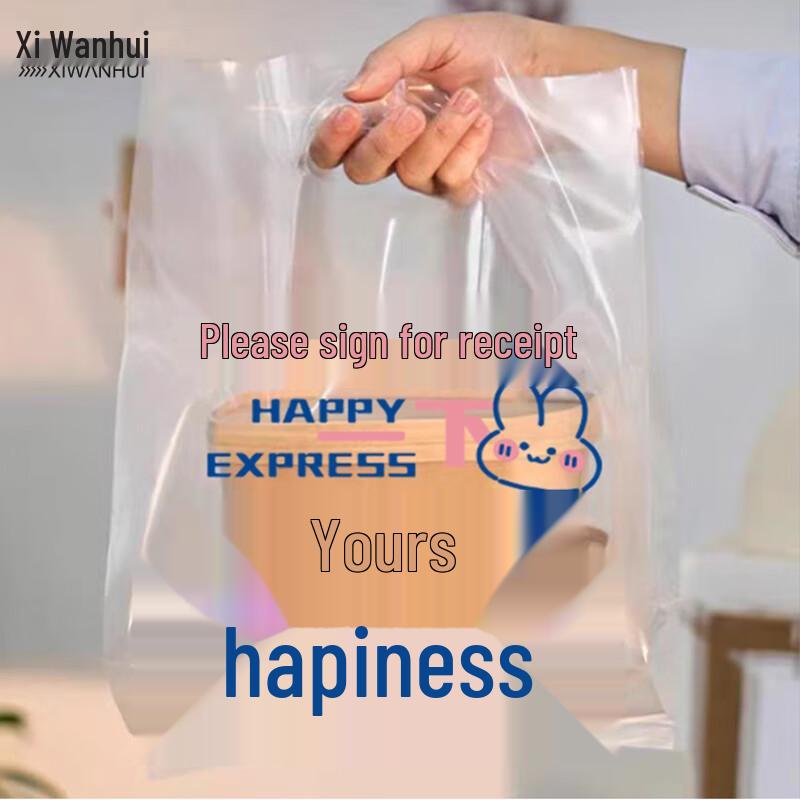 XWH Transparent Disposable Dessert Takeaway Bags