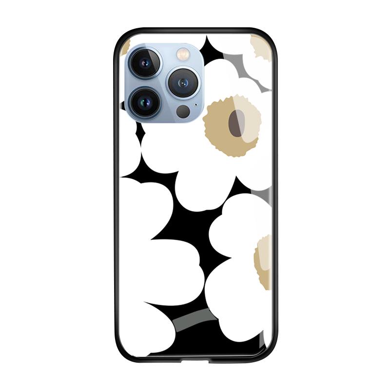 Tempered Glass Phone Case For iPhone 11 12 13 14 15 16 17 Redmi 10 12 14C Note10 Note14 Xiaomi 11Lite PocoC75 Soft Edge Shockproof Smooth Shell