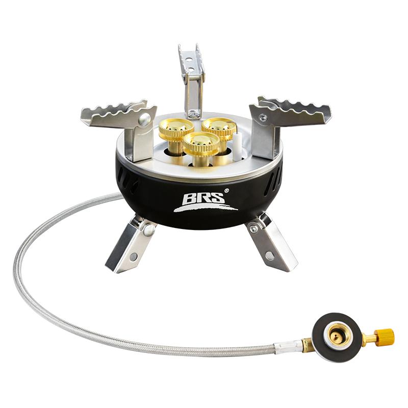 BRS-207 BRS-203 Portable Folding Gas Stove Outdoor Camping Seven Star Three Star Stove High Power Burner