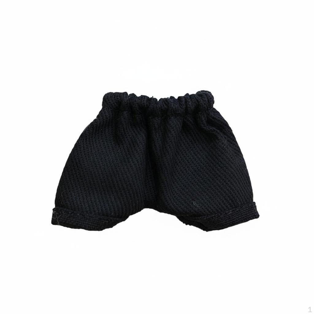14cm Doll Clothes Easy To Wear BJD Jeans Soft Material Shorts for Kids Dark Blue