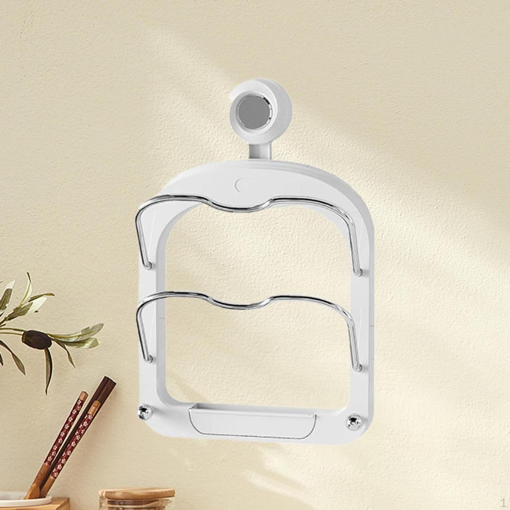2 Tier Pan Lid Holder Covers Pots and Pans Organizer Pot Rack for Pantry