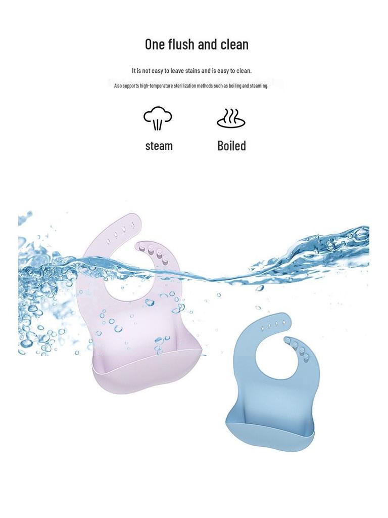 Ensemble de vaisselle pour bébé: Assiette Compartimentée en Silicone, Bavoir, Cuillère, Fourchette, Bol et Ventouse