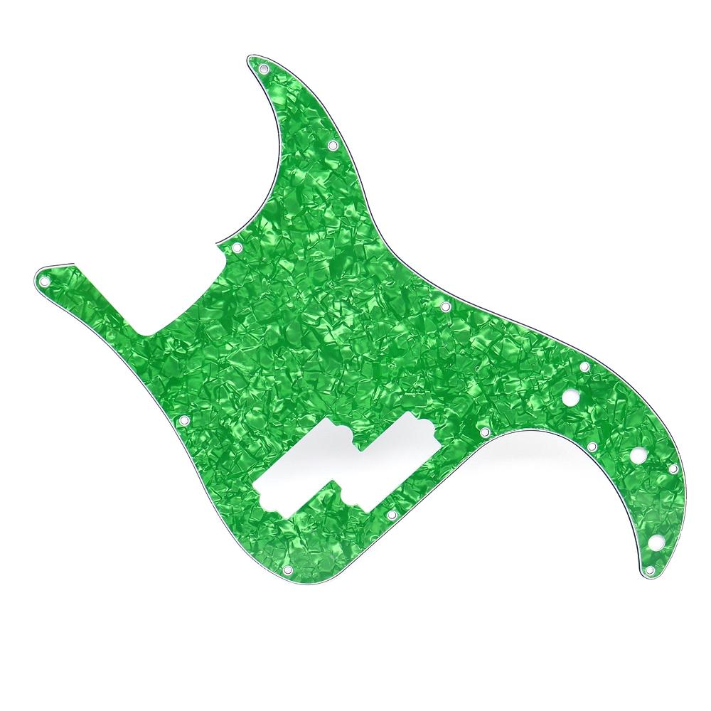 1 Stück Gitarre 3-lagiges Schlagbrett PVC Elektrische Gitarre Schlagbrett Kratzschutz für Precision Bass Pb Bass Gitarrenteil 13 Löcher