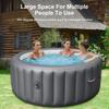 DE 2025 NOU SOSIT EXTERIOR 180*180*71CM 2-3 PERSOANE Rotund Economisire Energie Pulverizare PVC Gonflabil PISCINĂ SPA Jacuzzi