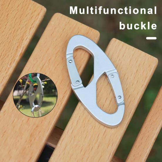 Schnellverschluss-Karabinerschnalle, starke tragende, solide Konstruktion, nicht leicht verformbar, robuster Karabinerhaken