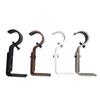 2 pcs Wall-mounted Extendable Curtain Rod Bracket Hanging Hook Adjustable Curtain Rod Support Easy Installation Rust Resistant