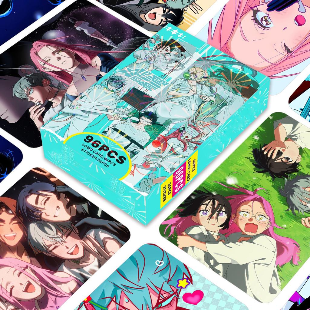 96 Anime Cards, Double-sided LOMO Cards, Clear Postcards, Photo Cards, Gift Cards