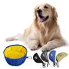 Collapsible Dog Travel Bowl Portable, Foldable Pet Food Water Bowl with Zipper, Lightweight 100g for Outdoor Camping