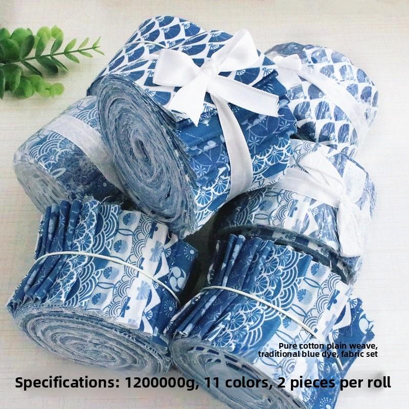 Pure Cotton Plain Weave Patchwork Doll Clothes Floral Cloth Perfume Bag Handmade Cotton Head Cartoon Chinese Style DIY Multic...