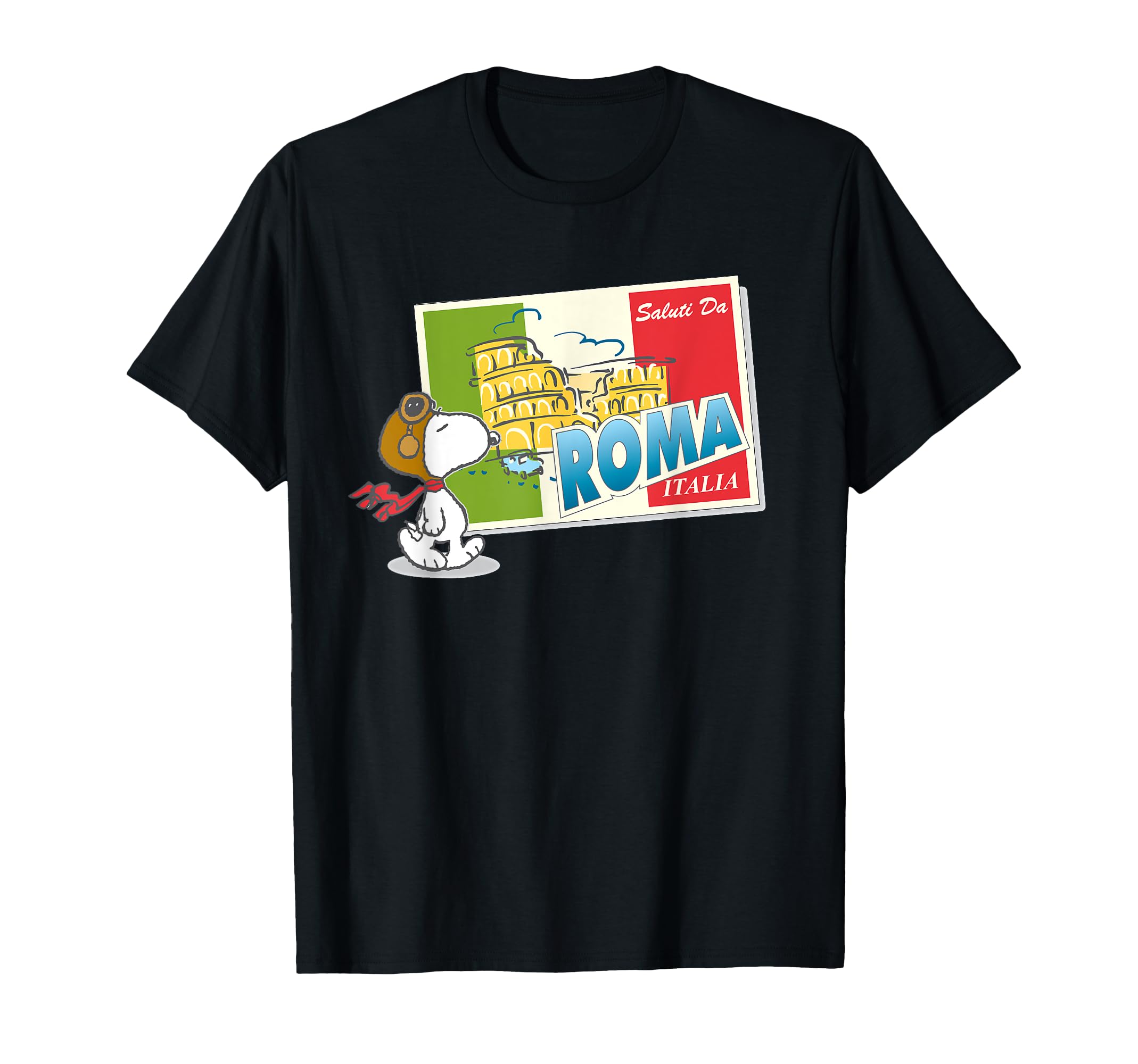 

Peanuts Snoopy in Rome Italy T-shirt