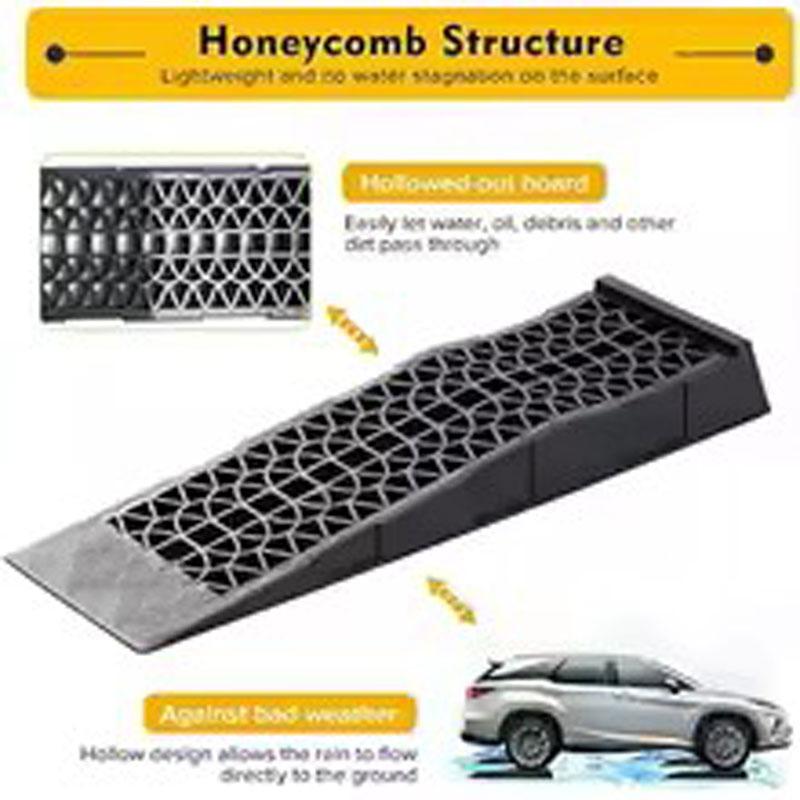 1 Pair Car Maintenance Ramp Car Tire Lifting Pad Outdoor Rescue Tools For Automobiles Car Repair Shop Tire Ramp