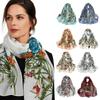 Sun-Resistant Silk Scarf Breathable Long Wraps Durable Bandana for Women