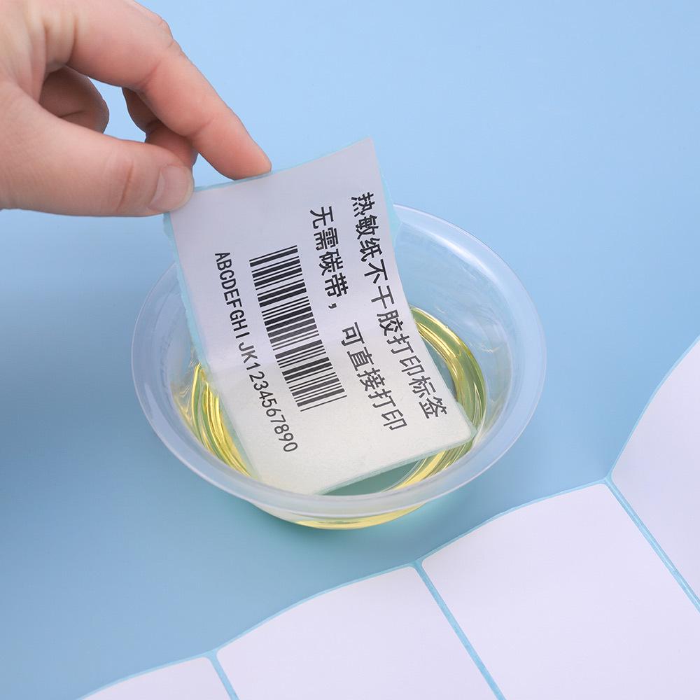Durable Thermal Adhesive Labels - Various Sizes 100x150, 80x70, 60x50, 40x30, 20x10