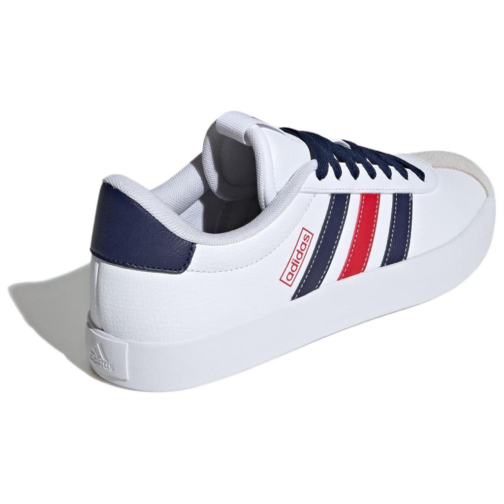 Adidas VL Court 3.0 White Navy Scarlet Men Sneakers Cloud-White Team-Navy-Blue Better-Scarlet IF4465