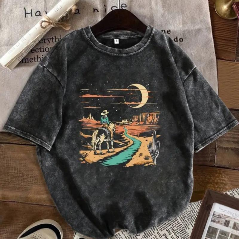 

Men S Faded Short-Sleeve Tee in Vintage Style | Trendy Loose Fit for The Modern | Soft And Comfortable Against The Skin | Breathable 5XL чорний