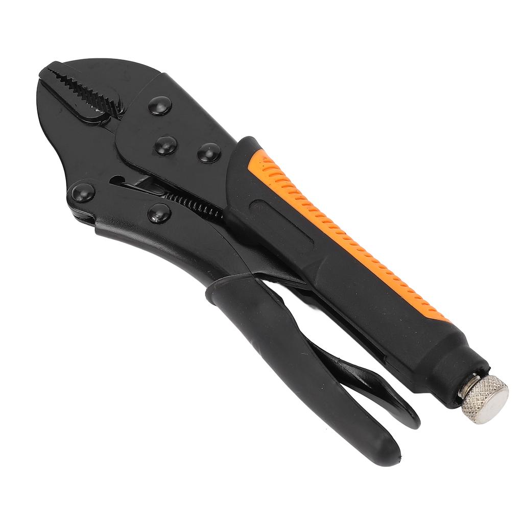 Locking Pliers Curved Jaw Wr Resistant Teeth Anti Slip Handle Portable Pliers with Screw