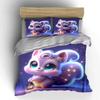 Dreamy Squirrel With Lantern Duvet Cover Set With 3D Printing Design Soft Polyester Bedding Set All-Season Comfort For Gifts