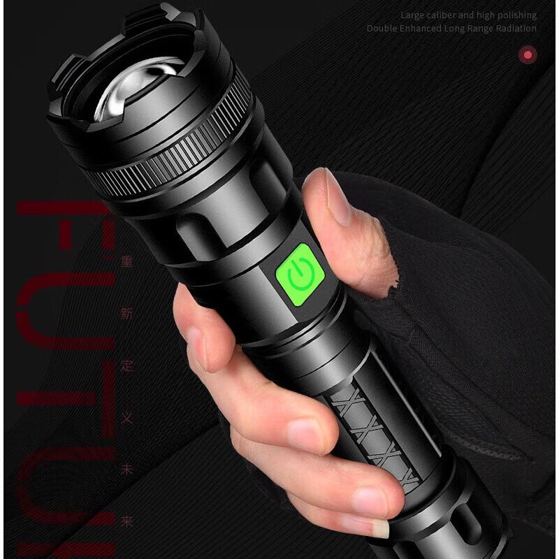 UOSU S212-P50 Mini USB Rechargeable Aluminum Flashlight