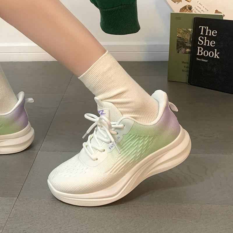 

Летняя дышащая обувь из мушиной ткани, повседневная женская обувь, студенческая обувь для бега, спортивная обувь, обувь для ходьбы 40