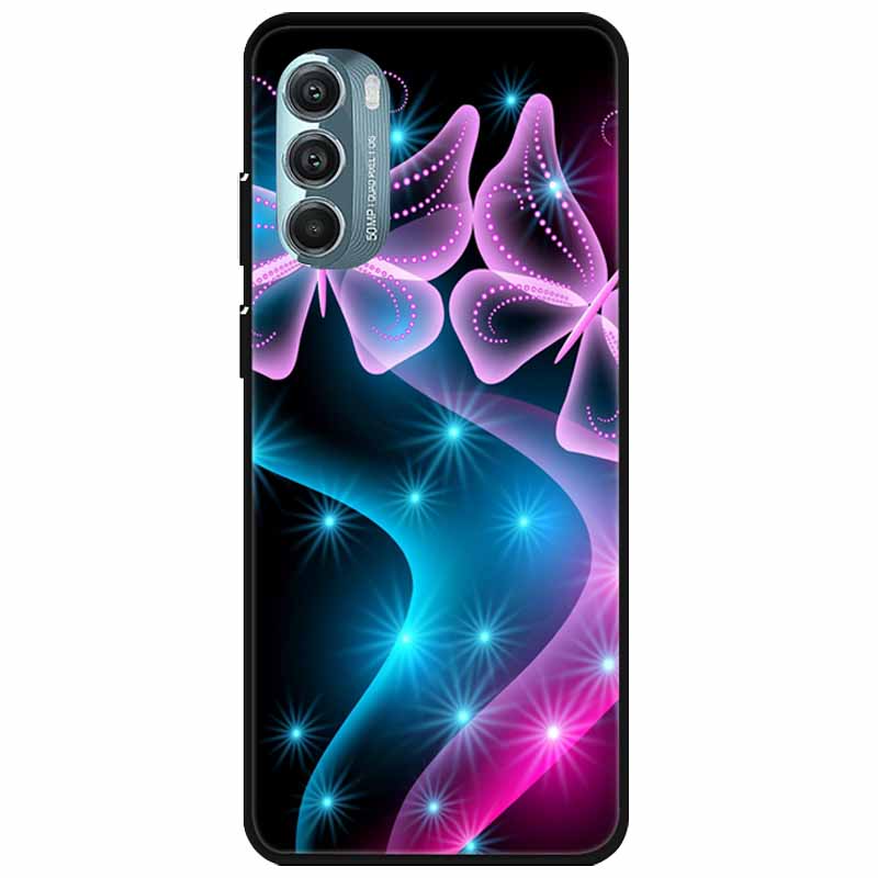 For Moto Edge 2022 Case Silicone Luxury Cartoon TPU Bumper For Motorola Edge (2022) Soft Phone Cover Shell on for MotoEdge Dog