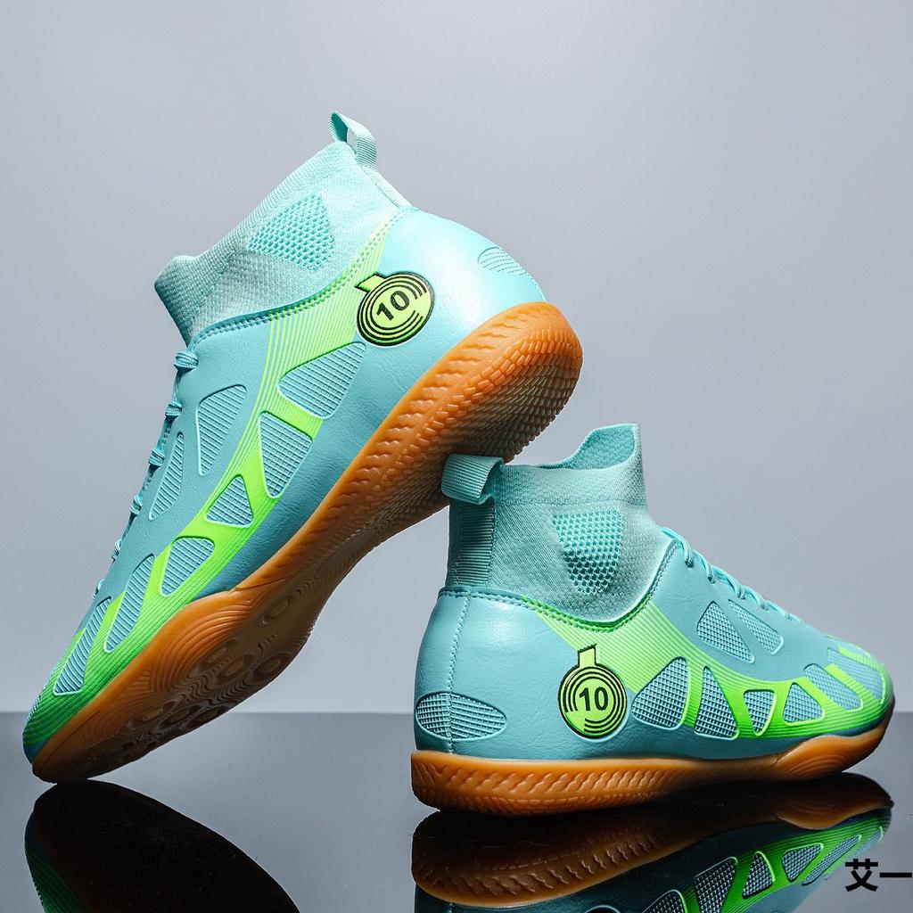 Women's football shoes high 2025 autumn new long and short nail sneakers large size sports