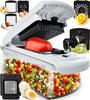 Vegetable Chopper - Food Chopper - Spiral Cutter - Vegetable Chopper with Container - Kitchen Gadgets Home Essential Accessories