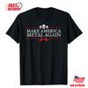 Rendez l'Amérique Métal à Nouveau Trump Rock Musique Heavy Thrash Cadeau T-shirt Hauts Tee