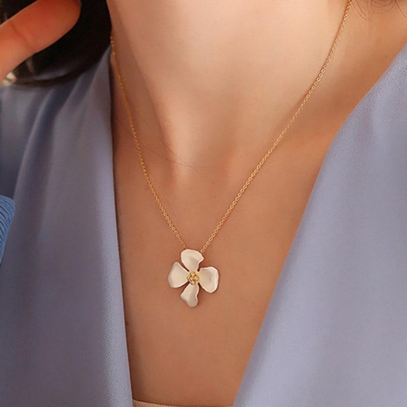 Dana Burton Marina Floral Necklace