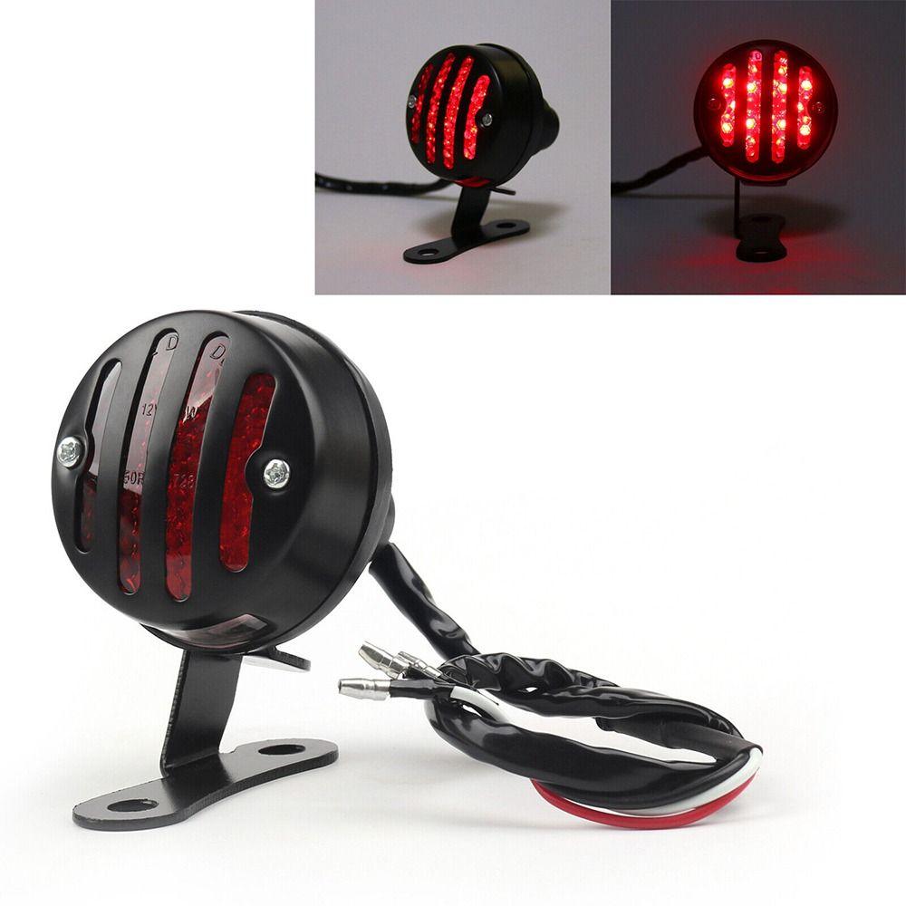 

Red Motorcycle Tail Light Racer Signal Light Universal Rear Taillight Motorcycle