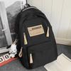 School Bag College Student Girl High School Student Burgundy Large Capacity Junior High School Student Backpack Backpack
