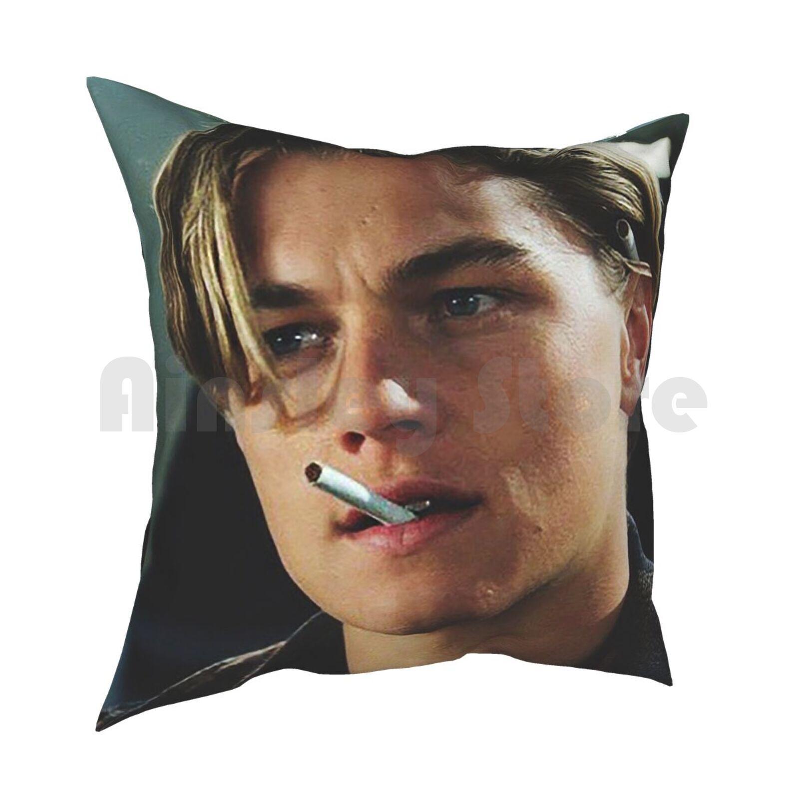 Leonardo Dicaprio Pillow Case Printed Home Soft DIY Pillow Cover Leonardo Dicaprio Leonardo Dicaprio Leonardo Leo Titanic 30x30cm 12x12in