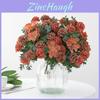 Hydrangea Silk Floral Bouquet With Vintage Embroidery For Wedding Decor And Home Arrangement