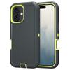 For iPhone 16 Case Detachable PC+TPU Drop-Proof Back Cover