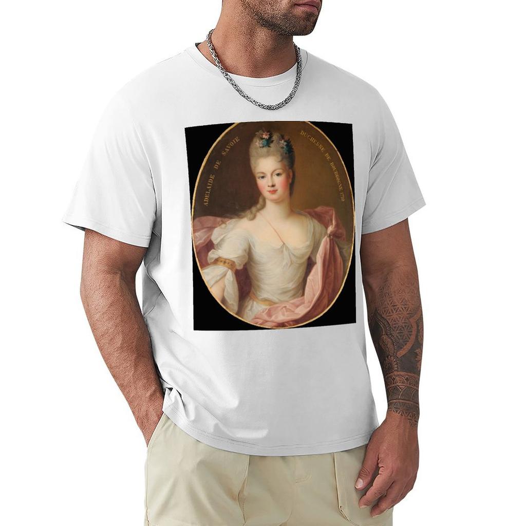 Marie Adlade De Savoie Duchesse De Bourgogne Tshirt Casual Soft Cotton Short Sleeve Tee