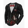 Christmas Series Man T Shirts 3D Funny Harajuku Printed Fashion Long Sleeve Round Neck Clothing For Men Casual Tops T-shirt