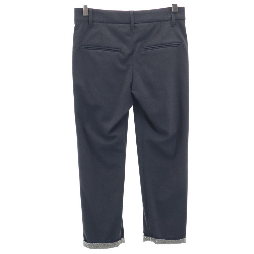 Brunello Cucinelli Cropped pants 36 Charcoal gray Women Used