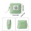 Cute Flowers Coin Purse Large Capacity Multipurpose Sanitary Pads Bag Lipstick Coin Cards Organizer Bag Pouch Women Girls