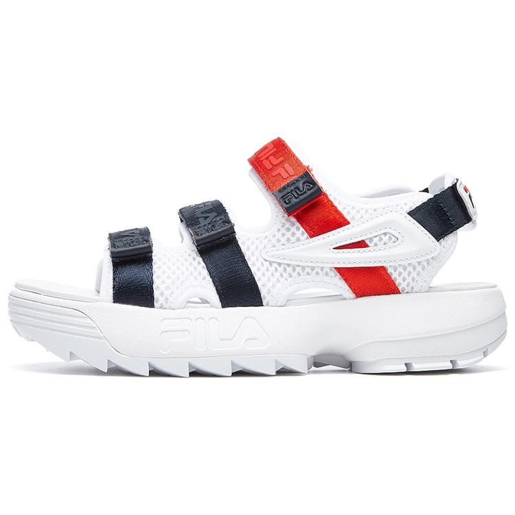 FILA Disruptor Ii Sandal White/black/red Women s F12W024506FWN 36