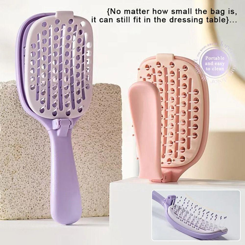 Hollow Design Scalp Massage Comb Spring Bone Hair Styling Tool  Beauty Health