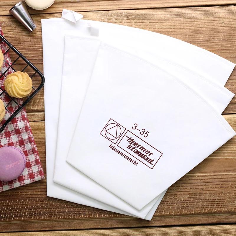 3 Size Reusable Cotton Pastry Bag for Icing Piping Thicken Fondant Cake Cream Baking Decoration Tool Kitchen Cookie Bakeware 1Pc
