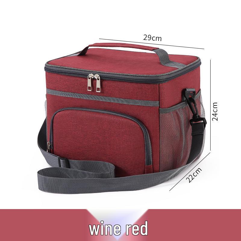 Waterproof Leak-Proof Insulated Picnic Lunch Bag: Portable & Durable for Hot and Cold Meals