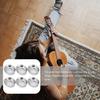 LIFKOME Set of 6 Metal Small Oval Guitar Tuning Peg Replacement Head Buttons for Classical Instrument Parts Tuners, Keys, Guitar,