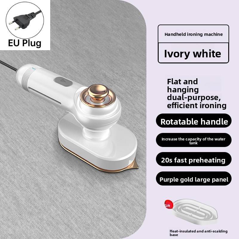 Portable Dry And Wet Handheld Steamer With Rotating Foldable Design For Home Use