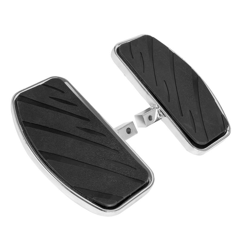 Universal Aluminum Rubber Motorcycle Foot Pegs Antislip Design Front Rear Foot Rest Pedal Modification