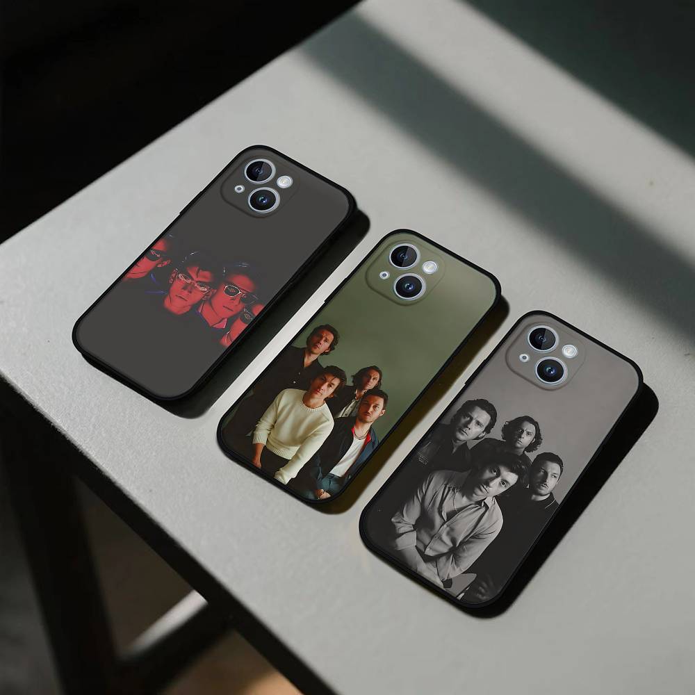 Monkeys Rock Bands Black Phone Case That Fits For IPhone 17,16,15,11,13,14 Pro Max,Plus,X,Xr,Xs Max,13Mini