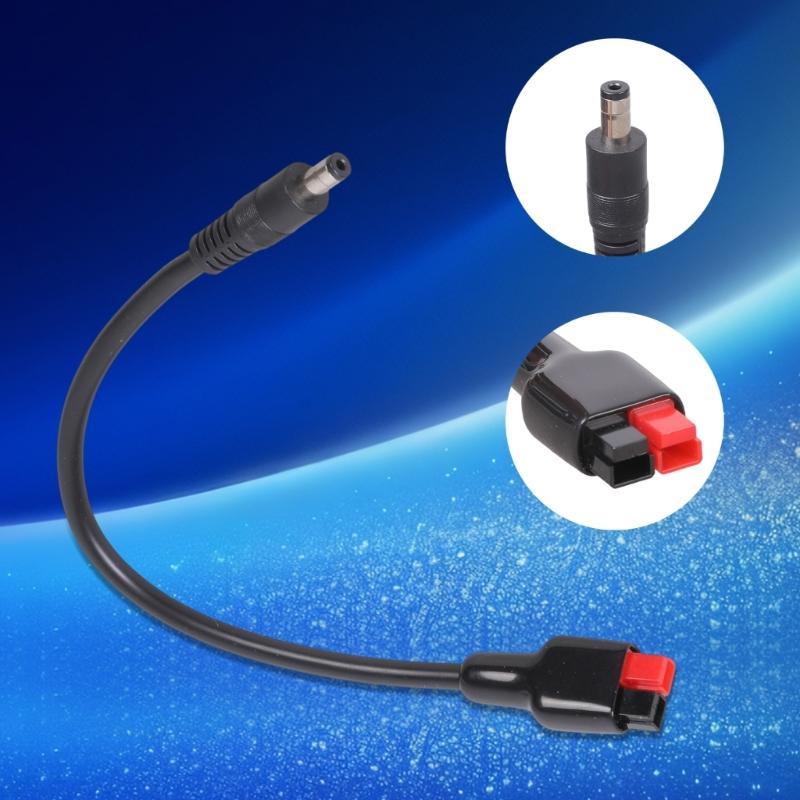 15AWG Coppers DC5521 5525 Male Connectors Cable With 30A Plugs Weatherproof For Foldable Solar Systems