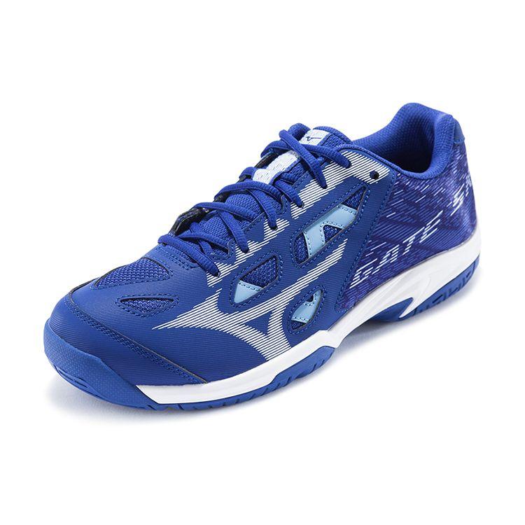 Mizuno Gate Sky Plus Shock Absorption Non-Slip Wear-Resistant Breathable Low-Top Badminton Shoes Unisex Sneaker Blue White 71GA204001