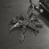 Dainty Alloy Necklace for Women Vintage Six-Winged Angel Pendant Necklace, Gothic Wing Charm Jewelry, Elegant Jewelry Daily Wear Fashion Men